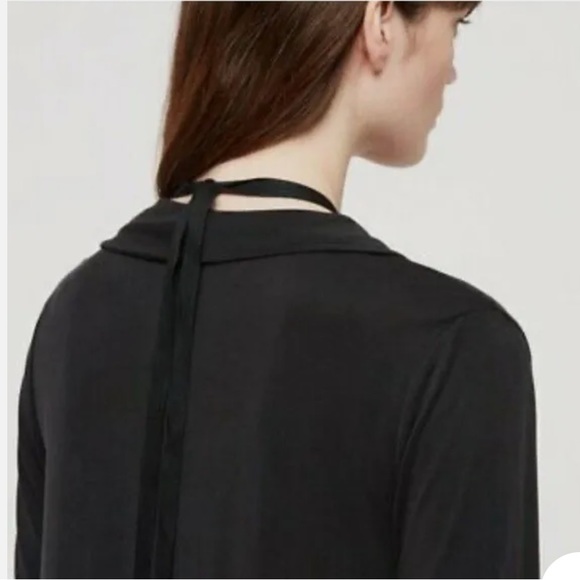 All Saints Amei Long Sleeve Cowl neck dress - Picture 5 of 10